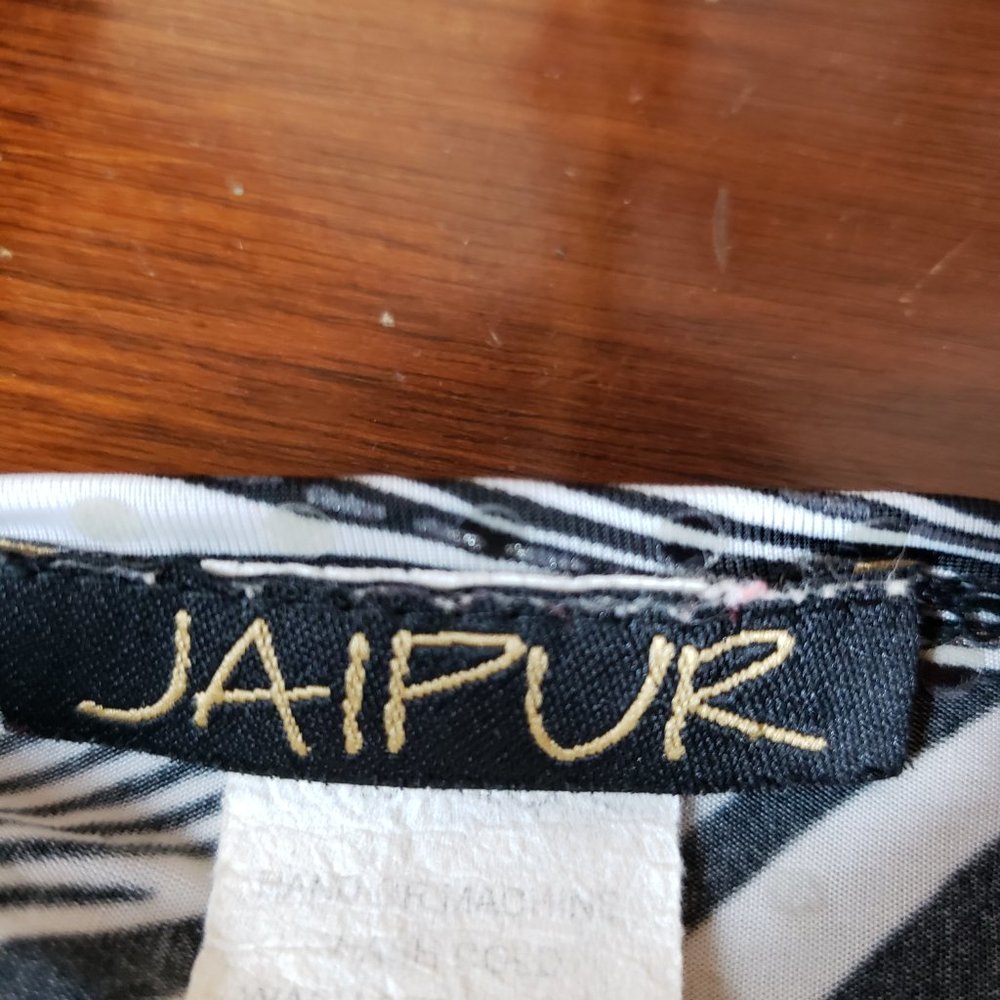 Jaipur Zebra Print Sequin Sparkle Shirt - Picture 6 of 6